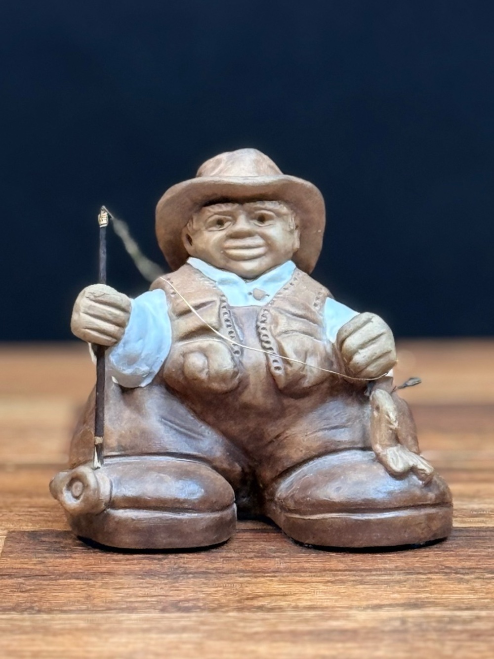 ROGERS’ ROWDIES Fishing Figurine